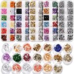 Kit nail art 5 boîtes strass pour ongles diamants et 20 bouteilles feuille ongles nail art pour décoration ... Kit nail art 5 boîtes strass pour ongles diamants et 20 bouteilles feuille ongles nail art pour décoration ...