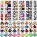 Kit nail art 5 boîtes strass pour ongles diamants et 36 bouteilles feuille ongles nail art pour décoration ... Kit nail art 5 boîtes strass pour ongles diamants et 36 bouteilles feuille ongles nail art pour décoration ...