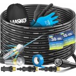 Kit de nettoyage de canalisations - masko - 30 m - pression maximale 529 bar - 3 adaptateurs inclus - ...