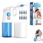 Kit de nettoyage d?oreilles manuel ? syst�me d?irrigation auriculaire � poire avec embouts jetables kit ...