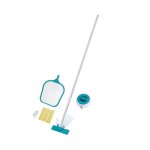 Kit de nettoyage piscine jusqu� 396m - bestway - aquaclear - �puisette flotteur aspirateur bande de test ...