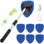 Kit nettoyage voiture 6 tampons lavables nettoyage pare brise int�rieur nettoyage de pare brise avec ...