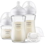 Kit nouveau - n - philips avent - natural verre 3. 0 - biberon verre 120ml + 2 biberons 240ml + sucettes ...