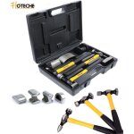 Kit outils de débosselage de carrossier ? carrosserie - 3 marteaux à débosseler + 4 tas de carrossier ... Kit outils de débosselage de carrossier ? carrosserie - 3 marteaux à débosseler + 4 tas de carrossier ...