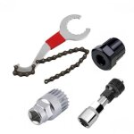 Kit d?outils de dmontage de cassette de drailleur de vlo kit de rparation multifonction avec fouet ...