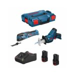 Bosch kit 12v b12gsagop2bat3a - 40 (gsa 12v - 14 + gop 12v - 28 + 2 x 30 ah + gal12v - 40 + l - boxx ...
