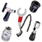 Kits doutils de r�paration pour v�lo de montagne et v�lo cha�ne de v�lo support roue libre outil de d�tachant ...