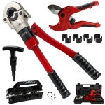 Kit outils sertir multicouches - pince sertisseuse pro - 4 m�choires th - redresseur tube - calibreur ...