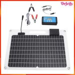 Kit panneau solaire - akozon - 100w - monocristallin - contr�leur 100a - 12 / 24v