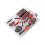 Kit de pansage �quitation premier equine - black & red - tu