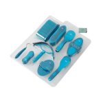 Kit de pansage �quitation premier equine - med blue & peacock - tu