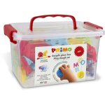 Kit de pte  modeler sans gluten primo 289abcgf - mallette avec 8 btonnets et 32 accessoires alphabet ...