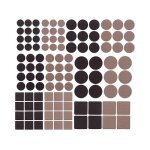 Kit de patins autocollants pour meubles - x110 - marron - protection anti - rayures anti - bosse et anti ...