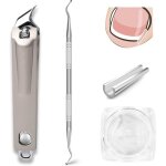 Kit p�dicure ongle incarn� - febest - pince � bout pointu - bandes correctrices - hypoallerg�nique - ...