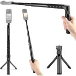 Kit de perche � selfie - svatv - compatible insta360 x3 x4 x5 one x2 - perche t�lescopique 114 cm - mini ...