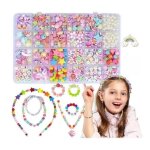 Kit perles bijoux - enfant - fille - 5  12 ans - matriau sr - coffret organis