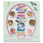 Kit de perles - djeco - alphabet coloris unique - pour enfant fille - multicolore et vert
