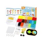 Kit de perles � repasser - blot fuse beads - 4000 pi�ces - 19 couleurs - lumineuses dans le noir