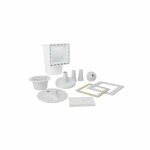 Kit pices a sceller pour piscine hors sol - skimmer petite meutrire buse refoulement skimvac raccord ...