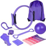 Kit de pilates � domicile - ensemble de 13 pi�ces comprenant un anneau et un ballon de pilates 5 bandes ...
