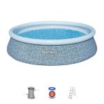 Kit piscine gonflable bestway - fast set? - 457 x 107 cm - ronde (filtre à cartouche échelle 1 cartouche) ... Kit piscine gonflable bestway - fast set? - 457 x 107 cm - ronde (filtre à cartouche échelle 1 cartouche) ...