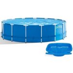 Kit piscine metal frame ronde tubulaire ()457 x (h)122m et pdiluve