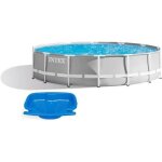 Kit piscine prism frame ronde tubulaire (ø)427 x (l)107m et pédiluve Kit piscine prism frame ronde tubulaire (ø)427 x (l)107m et pédiluve