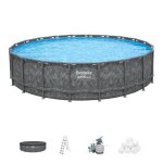 Kit piscine hors sol tubulaire bestway - apx 365? - 610 x 132 cm - ronde (filtre à sable 500g polysphère ... Kit piscine hors sol tubulaire bestway - apx 365? - 610 x 132 cm - ronde (filtre à sable 500g polysphère ...