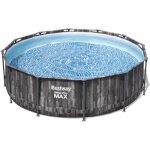 Kit piscine hors sol tubulaire bestway - steel pro max? - 366 x 100 cm - ronde (filtre � cartouche �chelle ...