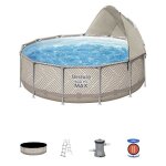 Kit piscine hors sol tubulaire bestway steel pro max? 396 x 107 cm - ronde (avec filtre à cartouche auvent ... Kit piscine hors sol tubulaire bestway steel pro max? 396 x 107 cm - ronde (avec filtre à cartouche auvent ...
