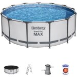 Kit piscine hors sol tubulaire bestway steel pro max - 396 x 122 cm - ronde (livrée avec pompe de filtration ... Kit piscine hors sol tubulaire bestway steel pro max - 396 x 122 cm - ronde (livrée avec pompe de filtration ...