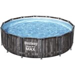 Kit piscine hors sol tubulaire bestway steel pro max? - 427 x 107 cm - ronde (livr�e avec pompe de filtration ...
