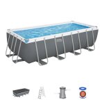 Kit piscine hors sol tubulaire bestway - steel pro max? - 488 x 244 x 122 cm - rectangulaire (filtre ...
