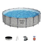 Kit piscine hors sol tubulaire bestway - steel pro max? - 549 x 122 cm - ronde (avec filtre à cartouche ... Kit piscine hors sol tubulaire bestway - steel pro max? - 549 x 122 cm - ronde (avec filtre à cartouche ...