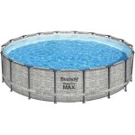 Kit piscine hors sol tubulaire bestway steel pro max? - 549 x 122 cm - ronde (avec pompe de filtration ...