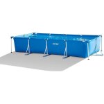 Kit piscine hors sol tubulaire intex - metal frame - 450 x 220 x 84 cm - rectangulaire (livre avec une ...