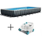 Kit piscine hors sol tubulaire intex - ultra xtr - 975 x 488 x 132 cm - rectangulaire (filtre � sable) ...