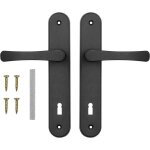 Kit de poign�e de porte pour serrure � garnitures 90 mm poign�e de porte aluminium gauche et droite jeu ...