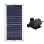 Kit de pompe  eau solaire - dilwe - 30w - blanc - pour fontaine bassin et jardin
