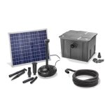 Kit pompe solaire bassin avec filtre premium 2500l - 50w substitution