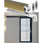 Kit porte coulissante kit de petite porte coulissante 51 56 61 71 76 81 91 99 cm kit de roulettes invisibles ...