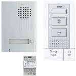 Kit portier audio 2 fils intgral mains libres blanc - aiphone - da1ds / db1md / pt1211dr