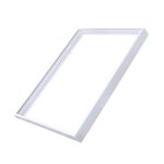 Kit pose en saillie pour dalle led 60 x 60 cm alu blanc laqu