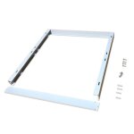 Kit de pose en saillie pour dalles led 600x600 alu blanc laqué Kit de pose en saillie pour dalles led 600x600 alu blanc laqué