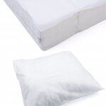 Kit de literie jetable - 140x190 cm - 10 alèses - 2 protège - oreillers - couleur blanche Kit de literie jetable - 140x190 cm - 10 alèses - 2 protège - oreillers - couleur blanche