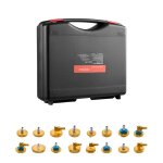 Kit purge ma�tre cylindre de frein - duoku - 17 pcs - ensemble dadaptateurs de purge de frein - avec ...