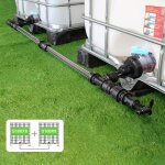 Kit raccordement 2 cuves eau 1000 l - s100x8 / s100x8 - doublez votre capacit� de r�tention deau de pluie ...