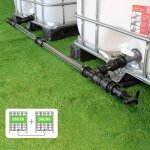 Kit raccordement 2 cuves eau 1000 l - s60x6 / s60x6 - doublez votre capacit� de r�tention deau de pluie ...