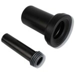 Kit de raccordement wc mural 2 pi�ces - tuyau d�vacuation wc mural accessoires