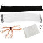 Kit de ramonage 20m nylon flexible hrisson de ramonage synthtique nettoyage pole entrainement perceuse ...